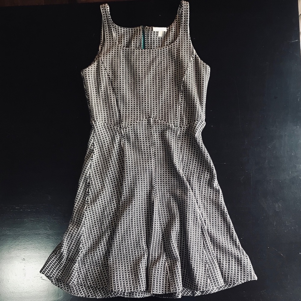 Anthropologie Bordeaux Dress with Green Zipper